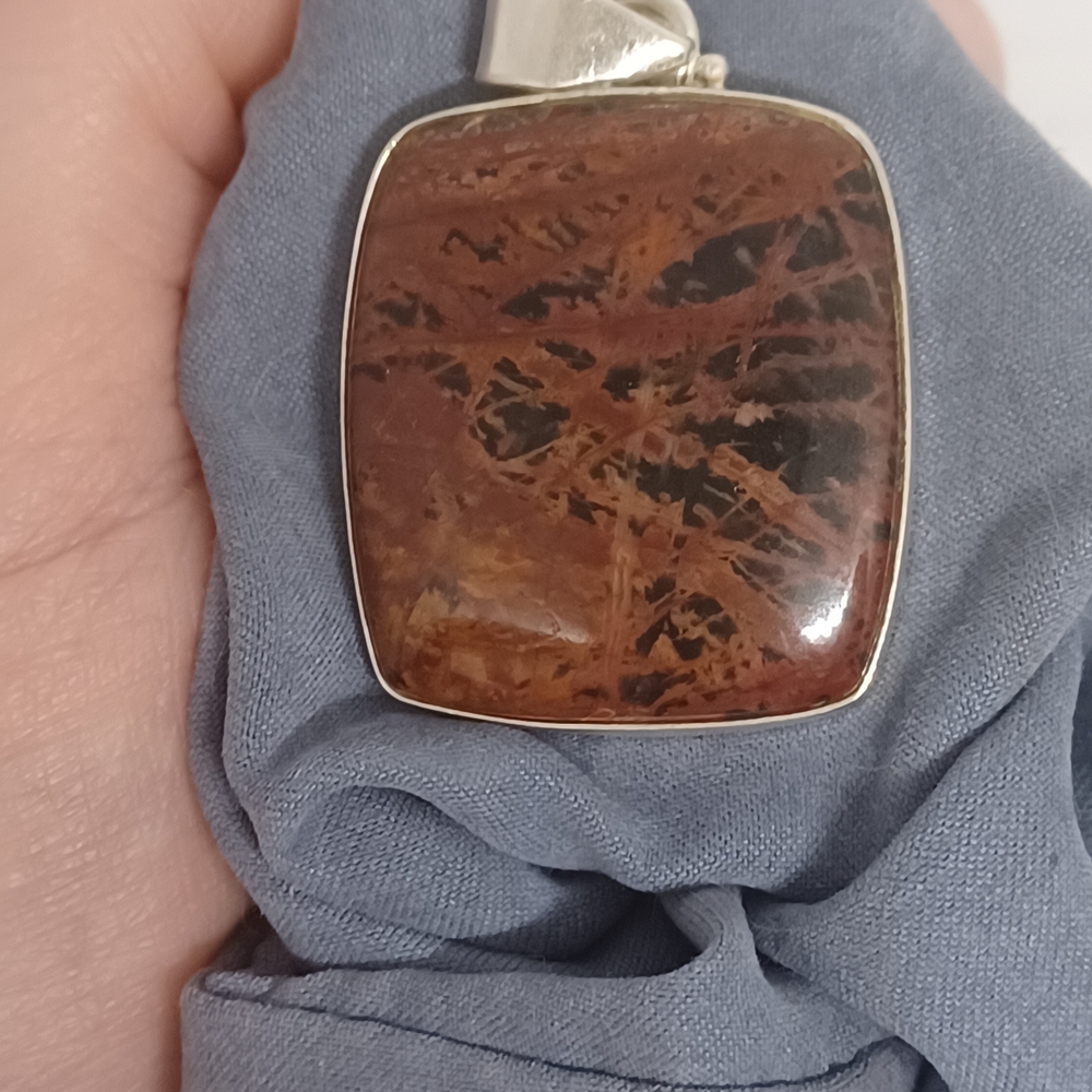 Gemstone Mahogany Obsidian Pendant - Picture 14 of 15